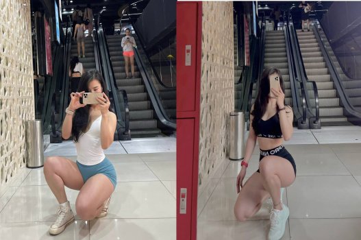 Vụng trộm với em Gymer săn chắc